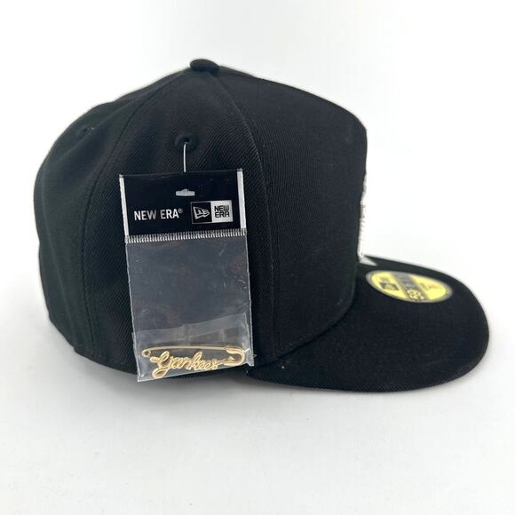 New Era New York Yankees On Field Game Navy 59FIFTY Fitted Cap Size 7 3/8 - Picture 5 of 10